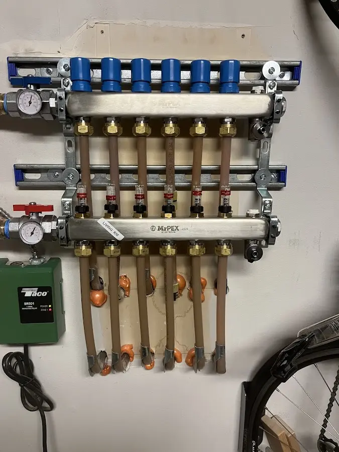 Plumber performing Leak Detection at a residential property in Harrington